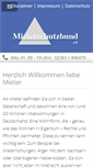 Mobile Screenshot of mieterschutzbund.de